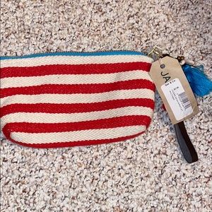 jade tribe small clutch NWT